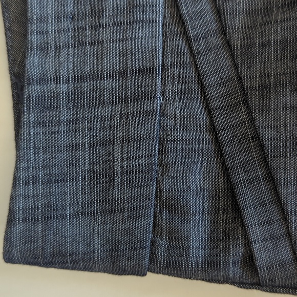 NWT Van Heusen Stretch Extensible Capri Pants 10 Short Blue Pattern - Picture 7 of 16